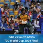 India vs South Africa t20 world cup 2024 final