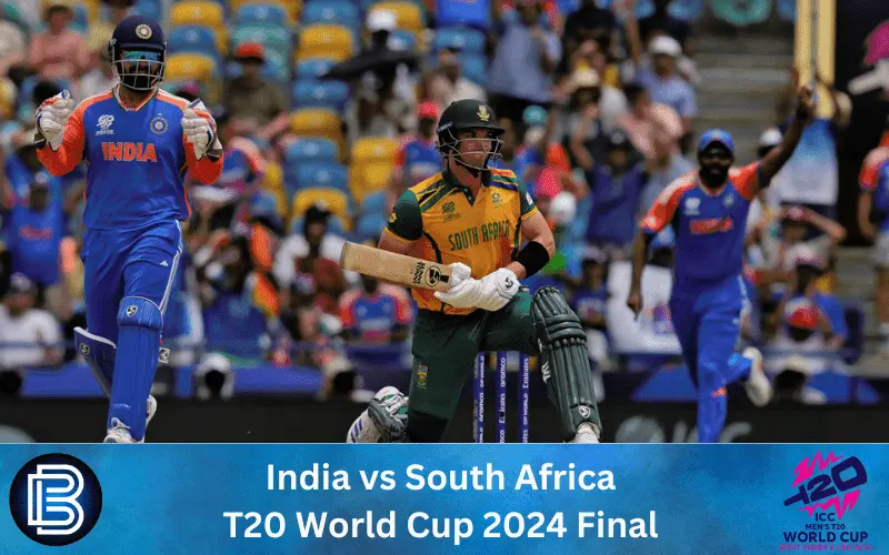 India vs South Africa t20 world cup 2024 final