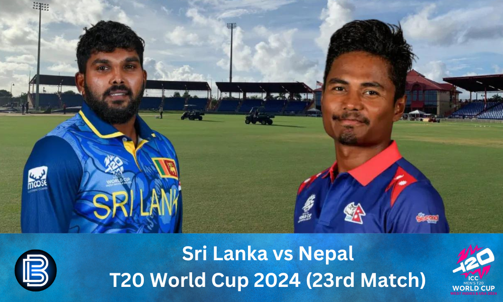 Sri Lanka vs Nepal T20 World Cup 2024 23rd Match: Match was Abandoned Due to Rain at Lauderhill
