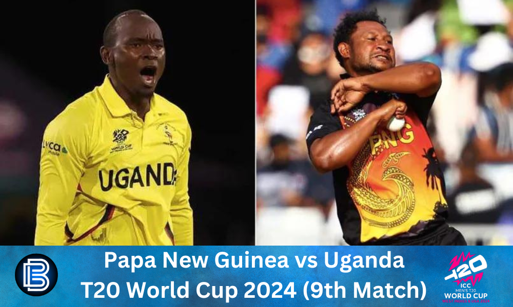 UGA vs PNG 9th T20 World Cup 2024 Match at Providence: UGA Defeats P.N.G by 3 Wickets
