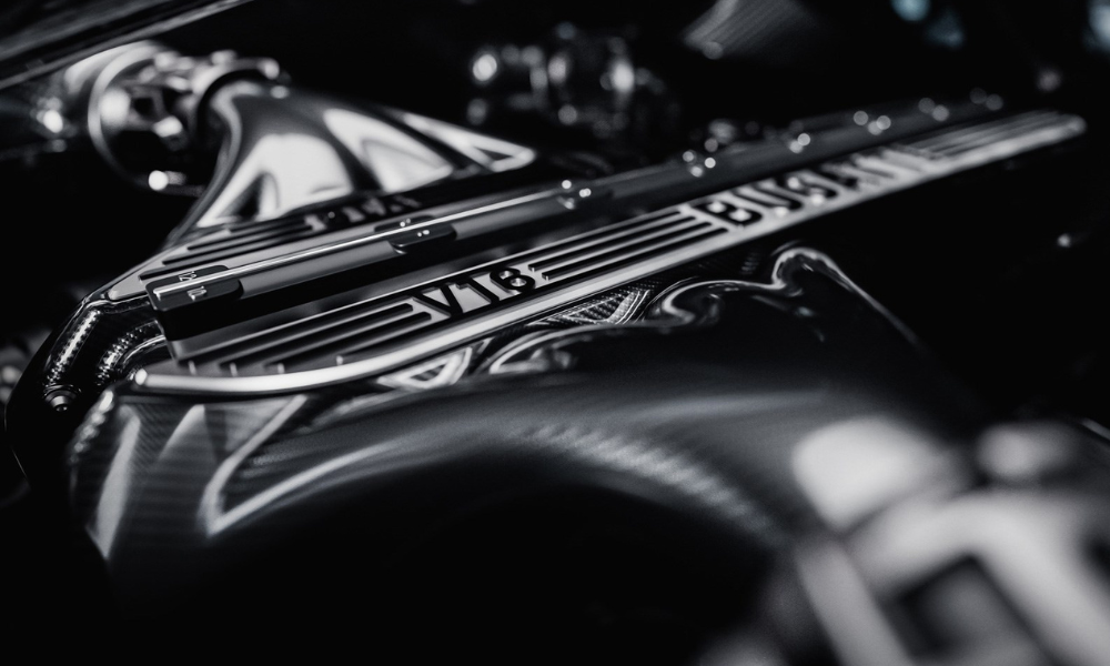 V16 Engine of Bugatti Tourbillon
