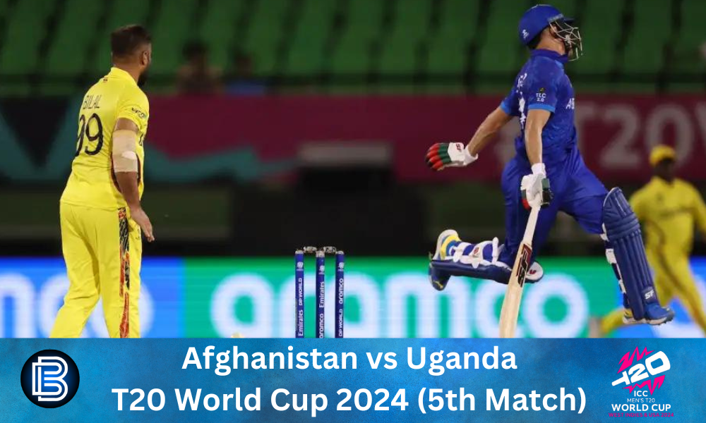 Afghanistan vs Uganda Thrilling Match: Afghanistan Beat Uganda by 125 Runs in 5th Match of T20 World Cup 2024